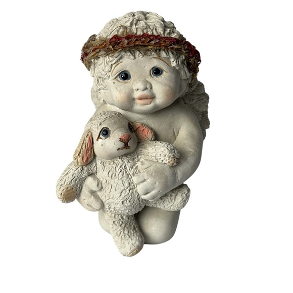 Dreamsicles Cherub Collectables Vintage “ Love My Lamb “ 1997 Figurine Used - Picture 2 of 6